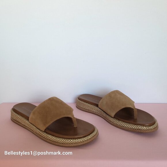 DONALD PLINER Aneeta Wedge Slip-on Sandals- Women’s Size 9.5M -Saddle Color⭐ - Picture 10 of 16